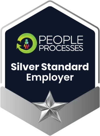 People Processes Silver Standard Employer badge
